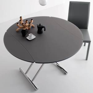 table basse ronde reglable en hauteur
