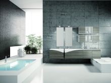 Salle de bain italienne de luxe style nature