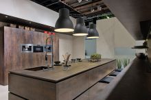 Cuisine style design industriel idéal pour loft ou grande maison