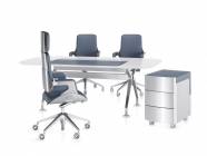 Fauteuil de bureau ultra design Silver interstuhl